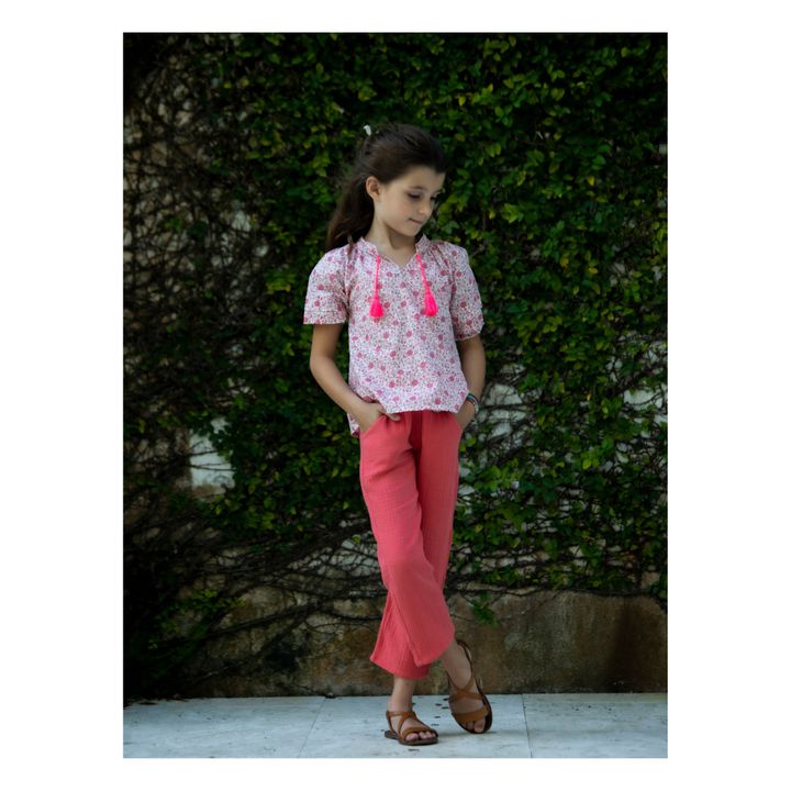 Paul Organic Cotton Pants | Rosso- Immagine del prodotto n°1