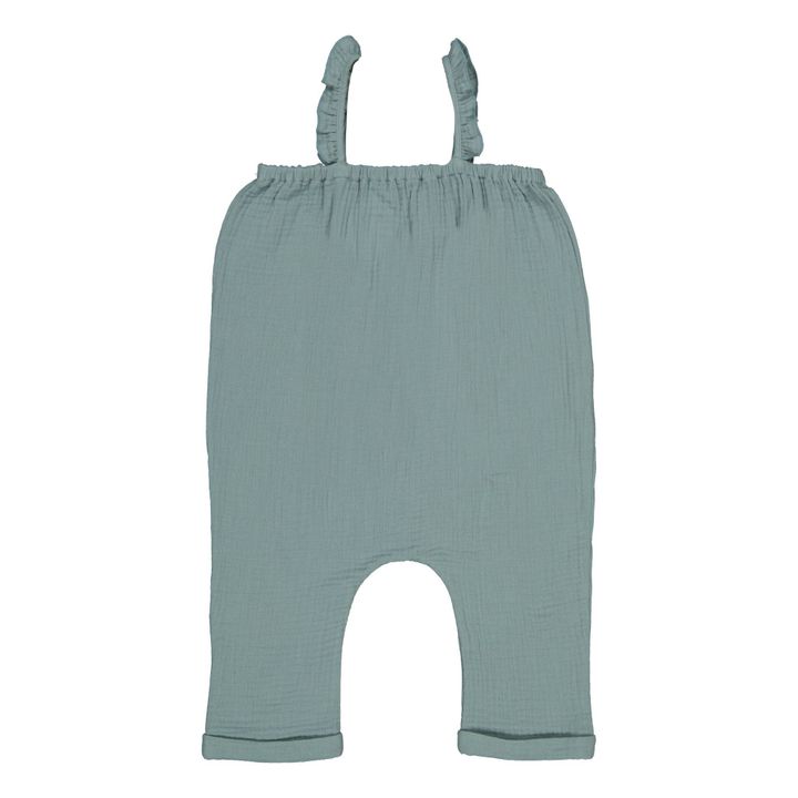 Morgane Organic Cotton Jumpsuit | Graublau- Produktbild Nr. 0