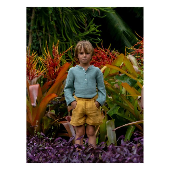 Kurta Bio-Baumwolle Loris | Graublau- Produktbild Nr. 1