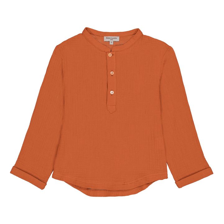 Loris Organic Cotton Kurta | Ruggine- Immagine del prodotto n°0