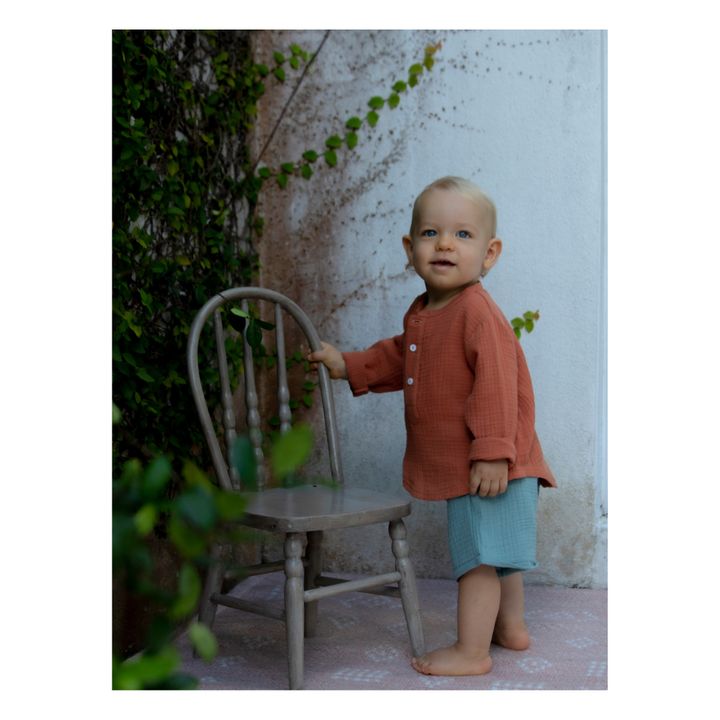 Kurta Coton Bio Loris | Rouille- Image produit n°6