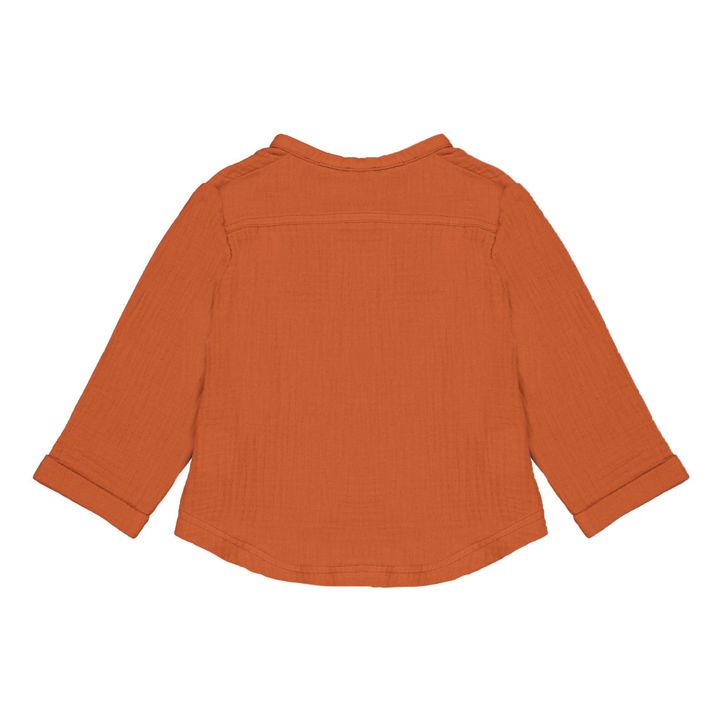 Kurta Coton Bio Loris | Rouille- Image produit n°7