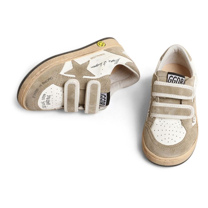 Ballstar Suede Velcro Sneakers | Beige- Imagen del producto n°2