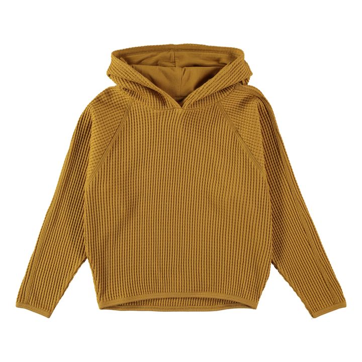 Naos Waffle Hoodie | Ocre- Imagen del producto n°0