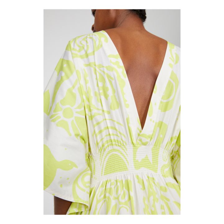 Mistie Organic Cotton Dress | Amarillo Limón- Imagen del producto n°3