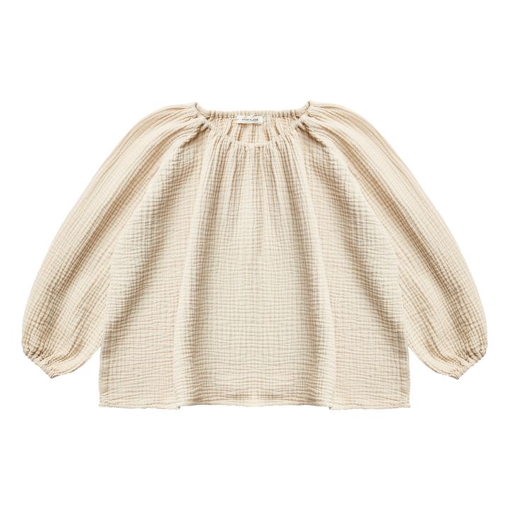 Blouse Gaze de Coton Bio Chella | Ecru- Image produit n°0