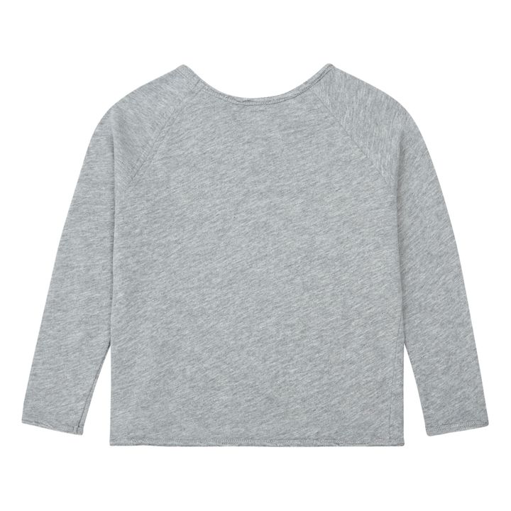 Camiseta de manga larga | Gris Jaspeado- Imagen del producto n°2