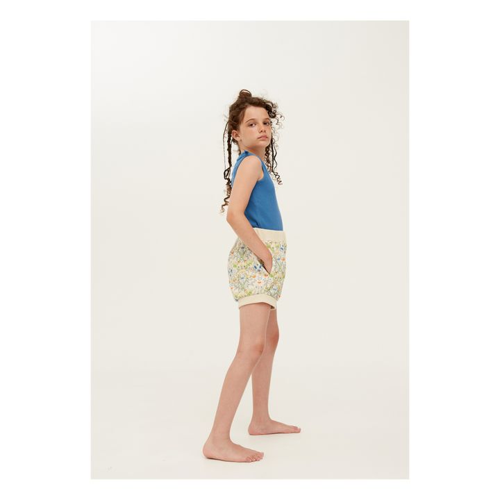 Short Imprimé Fleurs | Ecru- Image produit n°3
