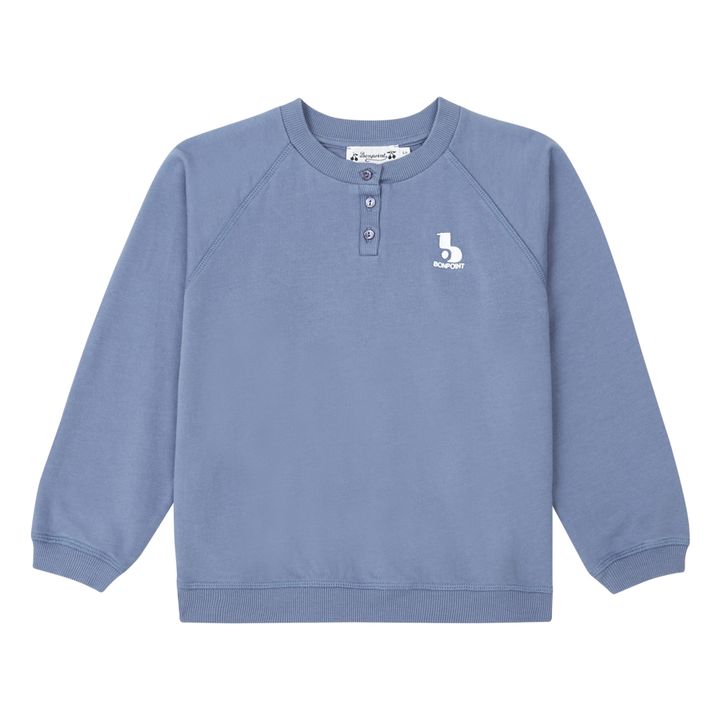 Clément Sweatshirt | Blu anatra- Immagine del prodotto n°0