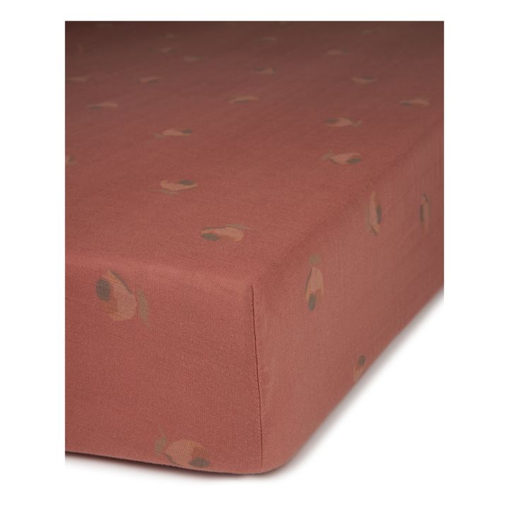 Lenzuolo con angoli, modello: Wabi-Sabi Blossom | Palissandro- Immagine del prodotto n°2
