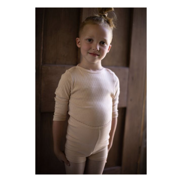 Snap Boat Organic Pima Cotton Perforated T-shirt | Pesca- Immagine del prodotto n°1