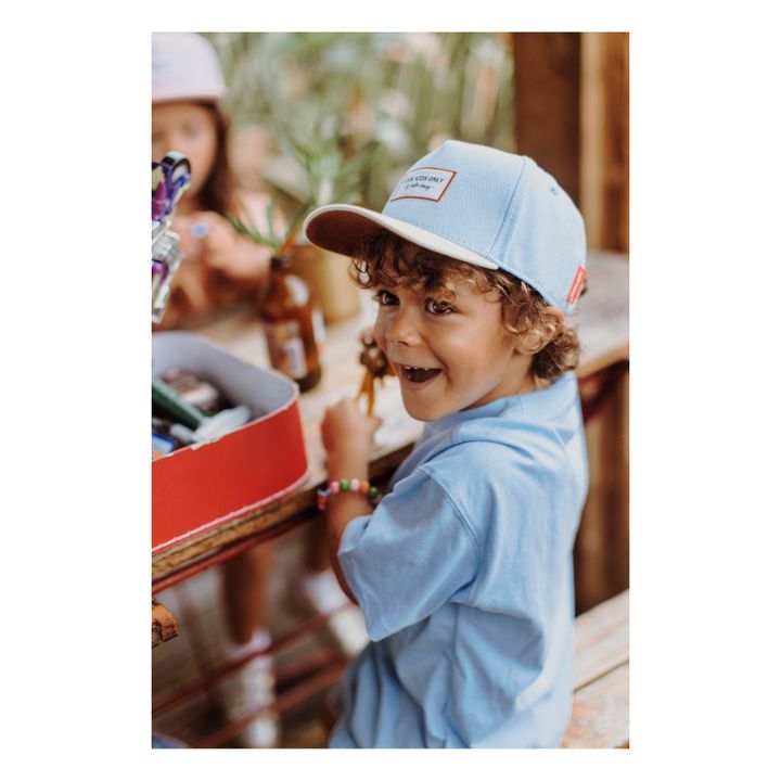 Plain Curved Visor Cap | Azzurro- Immagine del prodotto n°6