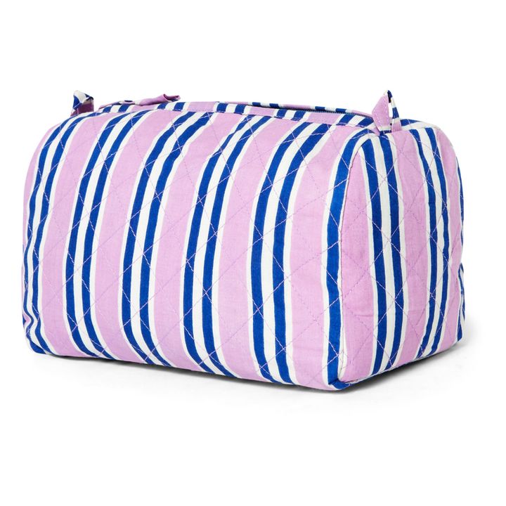 Trousse da bagno rotonda, modello: Marie Stripes- Immagine del prodotto n°1