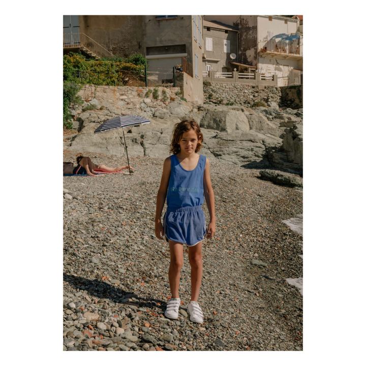 Marcel Organic Cotton Tank Top | Azul Rey- Imagen del producto n°1
