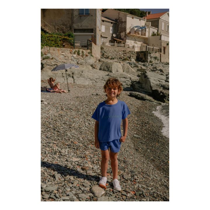 Dylan Organic Cotton T-shirt | Azul Rey- Imagen del producto n°1