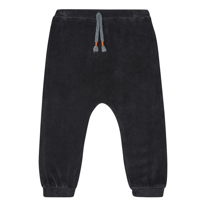 Pluderhose Bio-Samt | Anthrazit- Produktbild Nr. 0