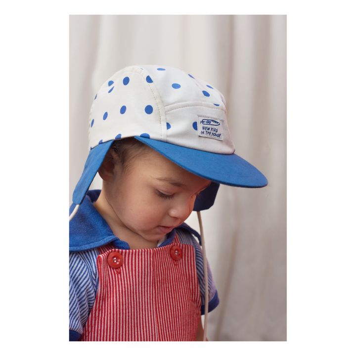 Casquette Wolly Polka | Bleu- Image produit n°1