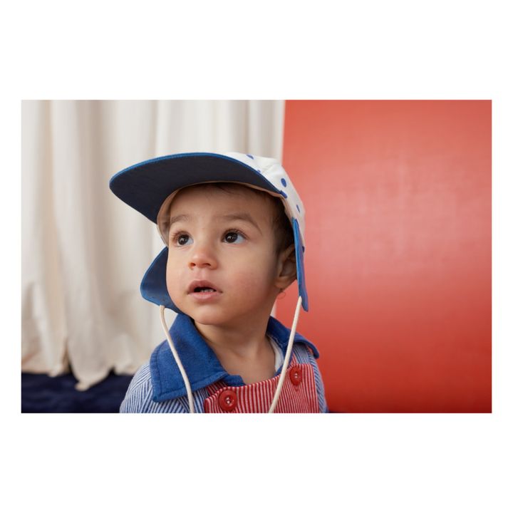 Casquette Wolly Polka | Bleu- Image produit n°3