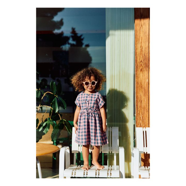 Odette Gingham Dress | Rosa- Imagen del producto n°1