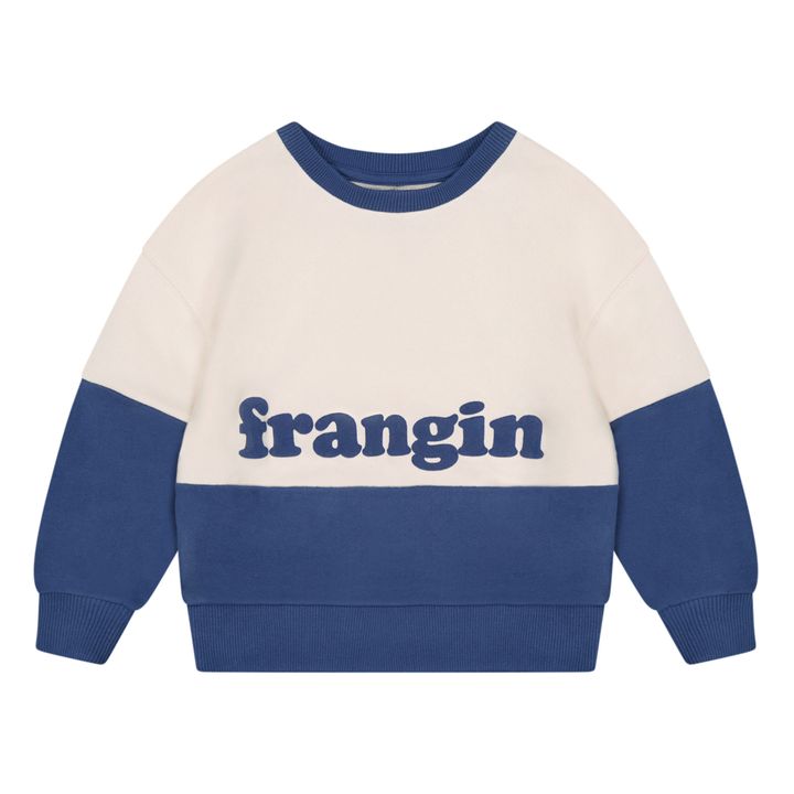Edith Organic Cotton Sweatshirt | Blu- Immagine del prodotto n°0