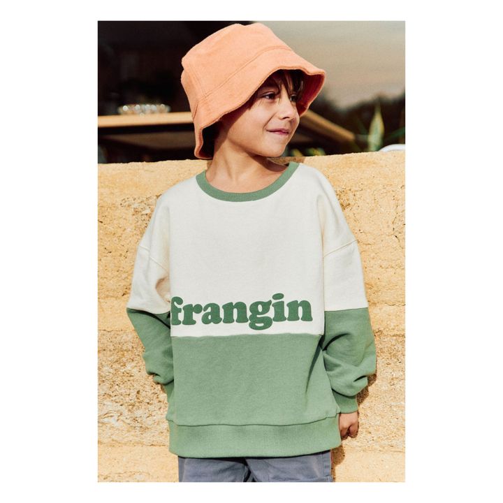 Sweatshirt Bio-Baumwolle Edith | Grün- Produktbild Nr. 1