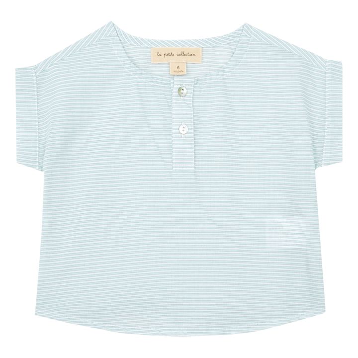 Gestreifte Kurta | Wassergrün- Produktbild Nr. 0