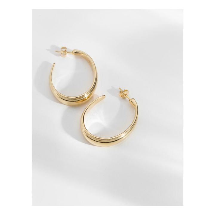 Gyptis Large Hoops | Dorato- Immagine del prodotto n°1