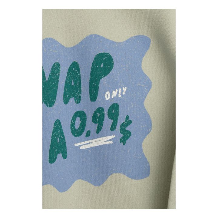 Sweat Coton Bio | Sauge- Image produit n°1