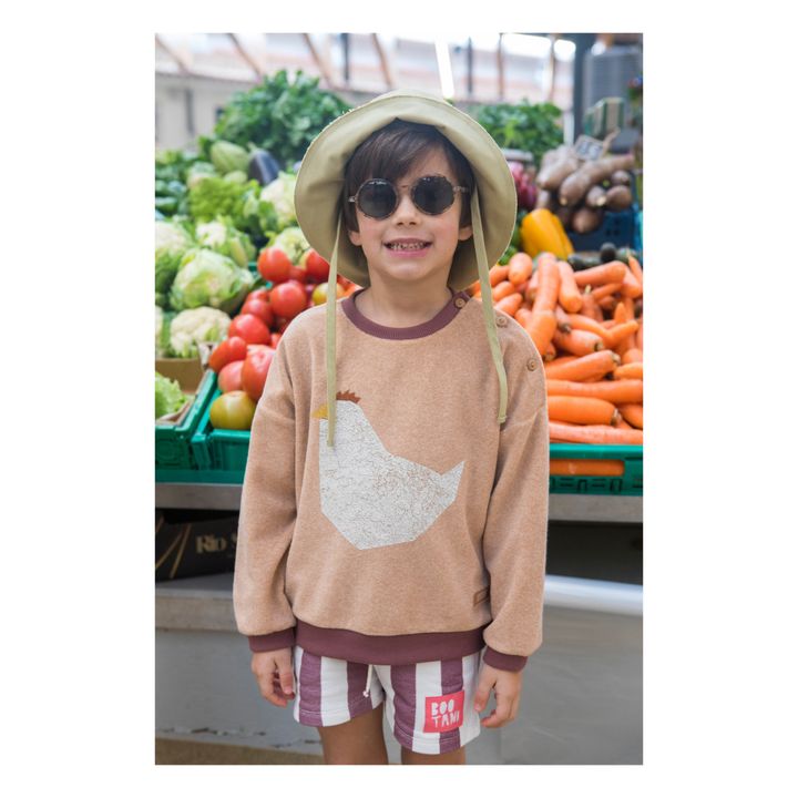 Sweatshirt Bio-Baumwolle | Apricot- Produktbild Nr. 3
