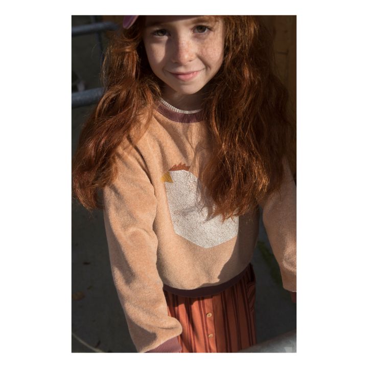 Sweatshirt Bio-Baumwolle | Apricot- Produktbild Nr. 5