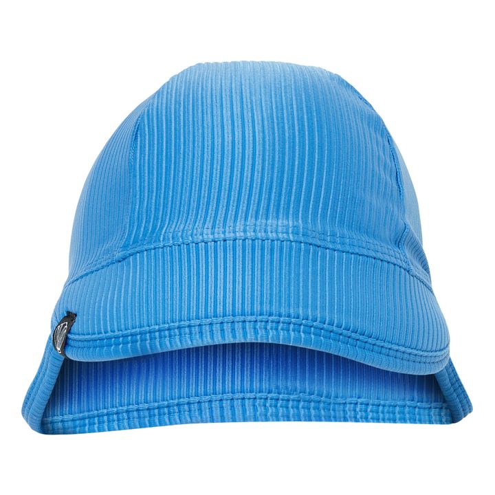 Casquette Anti-UV Côtelée | Bleu- Image produit n°0