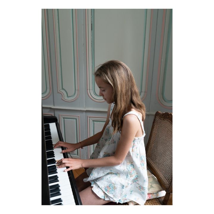 Maya Organic Cotton Pyjamas | Blanco- Imagen del producto n°2