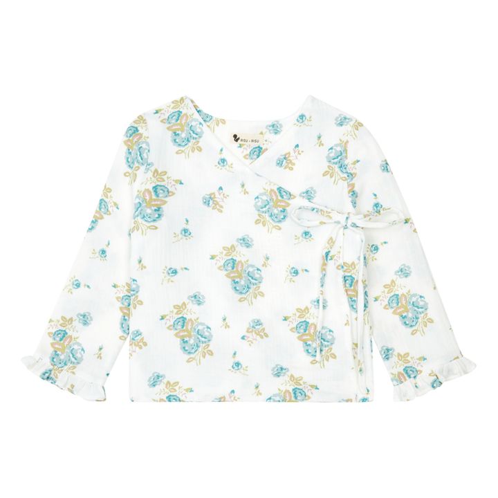 Organic Cotton Kimono | Bianco- Immagine del prodotto n°0