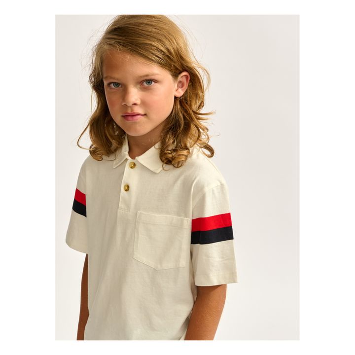 Poloshirt Komiu Bio-Baumwolle | Weiß- Produktbild Nr. 2