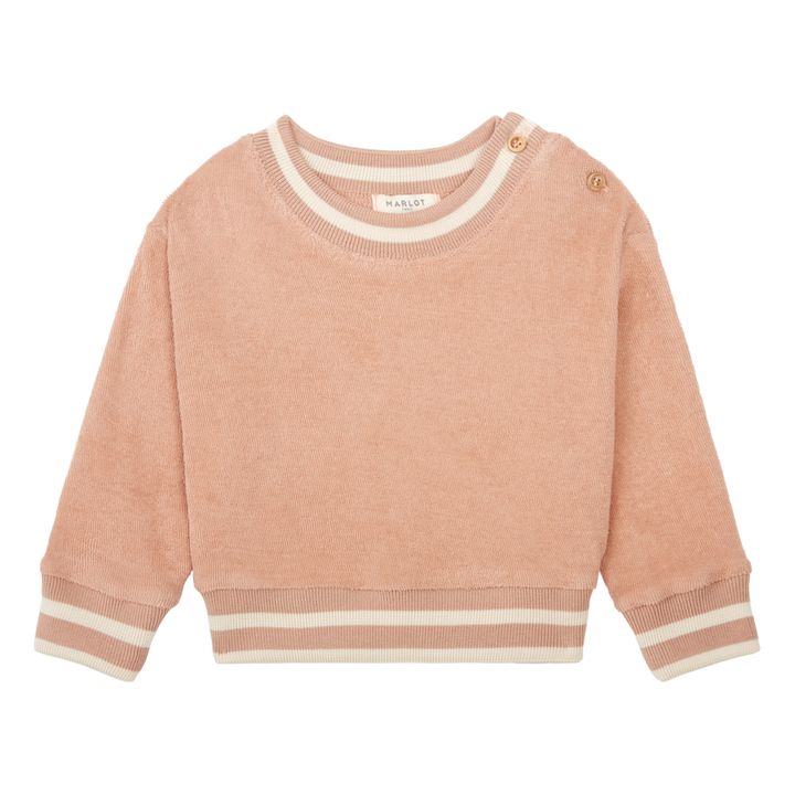 Felpa in spugna Poppy | Rosa chiaro- Immagine del prodotto n°0