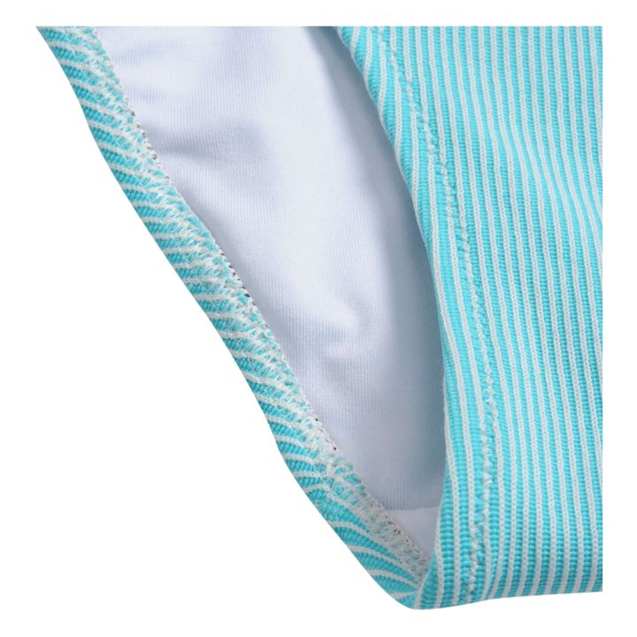 Nino Striped One-piece Swimsuit | Azul Turquesa- Imagen del producto n°4