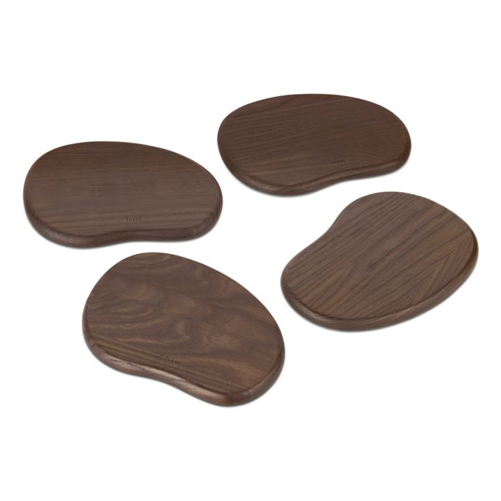 Tablas de presentación de madera Cairn - Juego de 4 | Marrón- Imagen del producto n°4