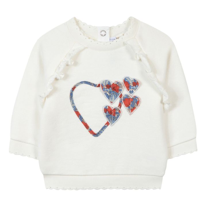 Exclusive Liberty Print Baby Sweater | Ecru- Immagine del prodotto n°0