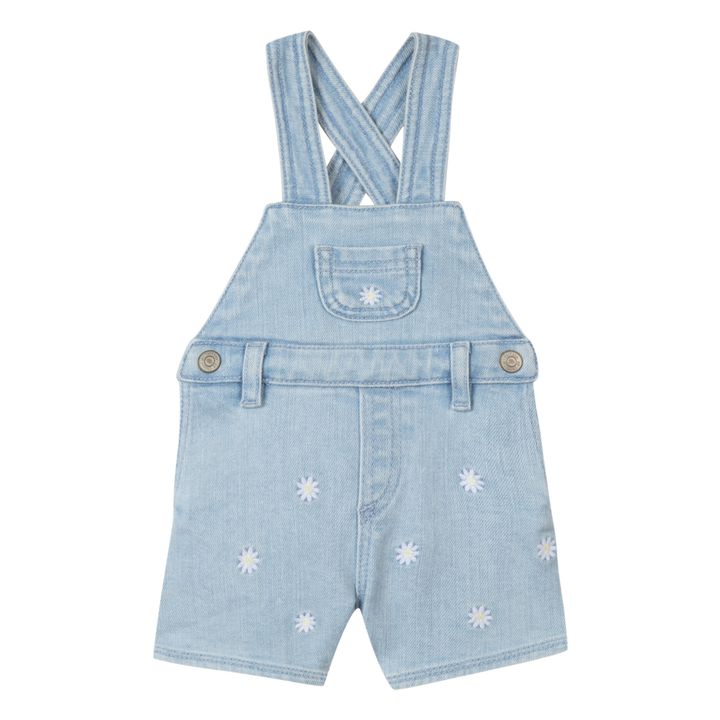 Embroidered Denim Dungarees | Denim- Immagine del prodotto n°0