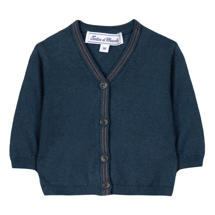 Strickjacke | Blau Strum- Produktbild Nr. 0