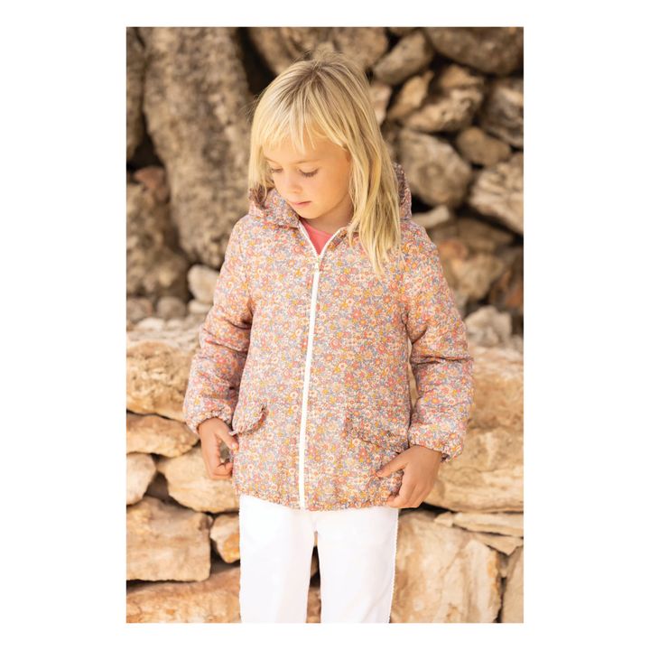 Exclusive Liberty Print Hooded Jacket | Rosa- Imagen del producto n°1