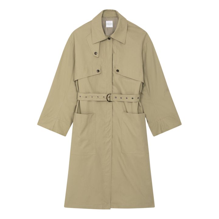 Trench Jeans Pioggia | Verde kaki chiaro- Immagine del prodotto n°0