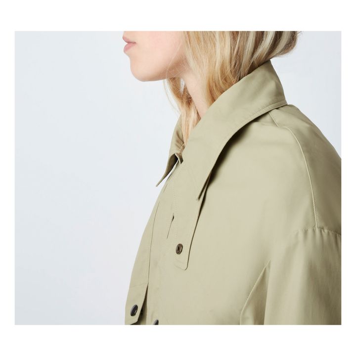 Trench Jeans Pioggia | Verde kaki chiaro- Immagine del prodotto n°5