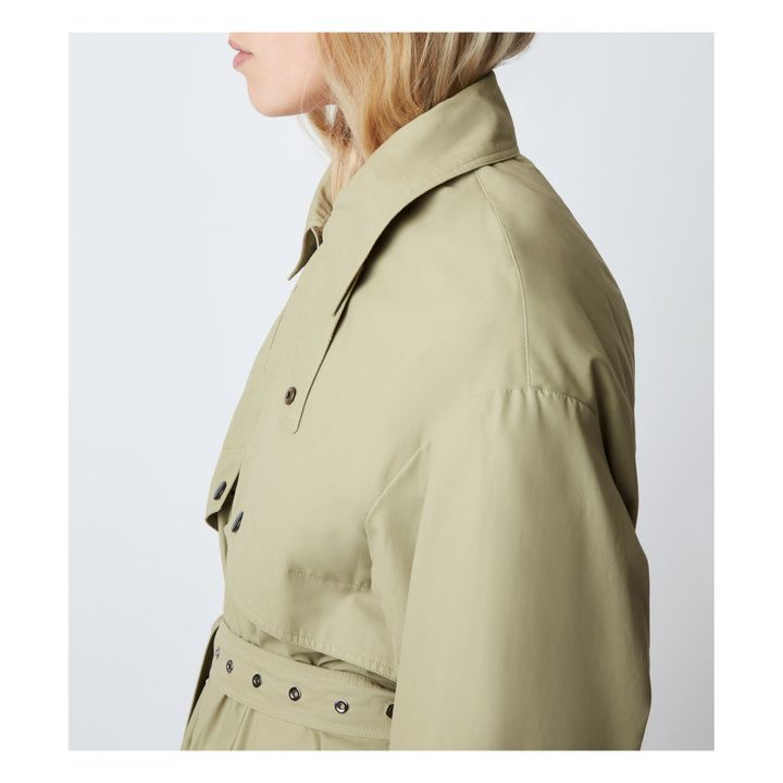 Trench Jeans Pioggia | Verde kaki chiaro- Immagine del prodotto n°6