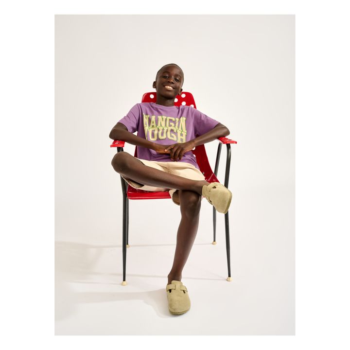 Kenny Organic Cotton T-shirt | Malva- Imagen del producto n°2