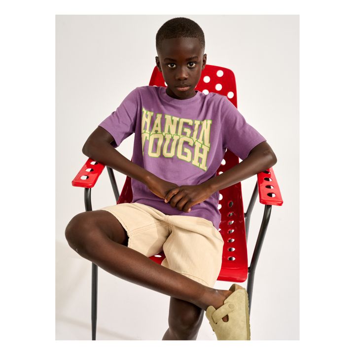 Kenny Organic Cotton T-shirt | Malva- Imagen del producto n°3