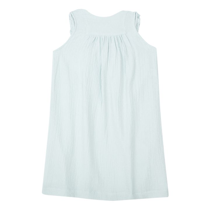 Plumetis Bio Nila Nightgown | Verde agua- Imagen del producto n°4
