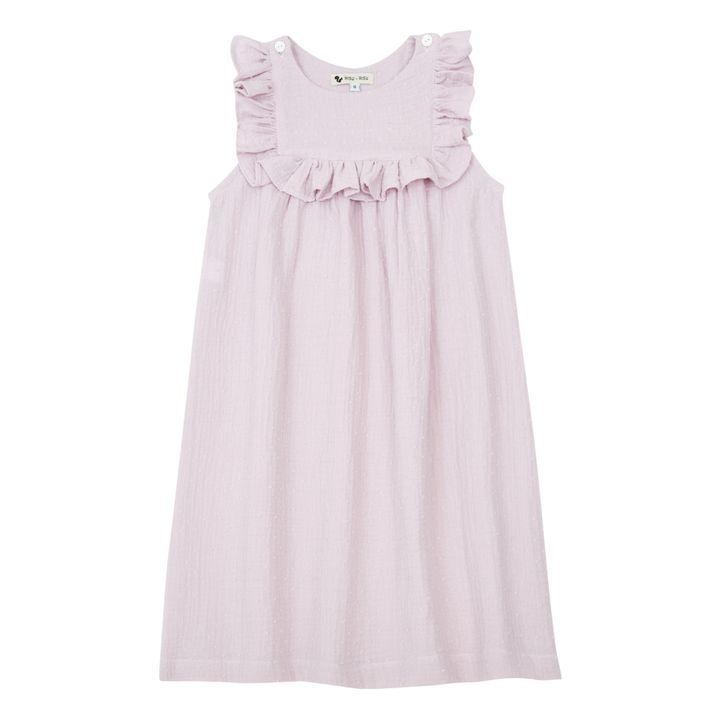 Plumetis Bio Nila Nightgown | Lila- Imagen del producto n°0