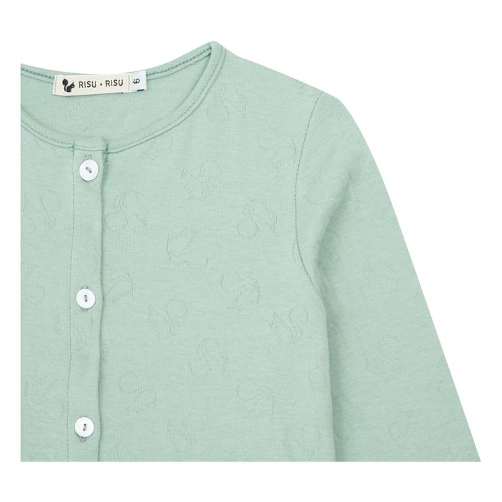 Strickjacke Bio-Baumwolle Coco | Hellblau- Produktbild Nr. 1