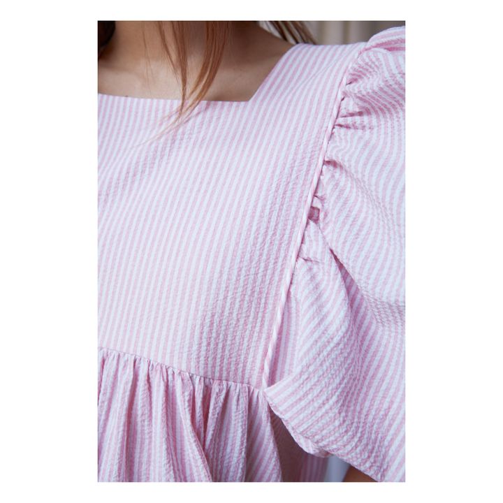 Peggy Ibiza Striped Dress | Rosa- Immagine del prodotto n°5